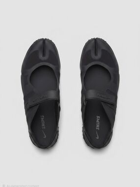 Nike Skims Black Split-Toe Mary Jane Sandals